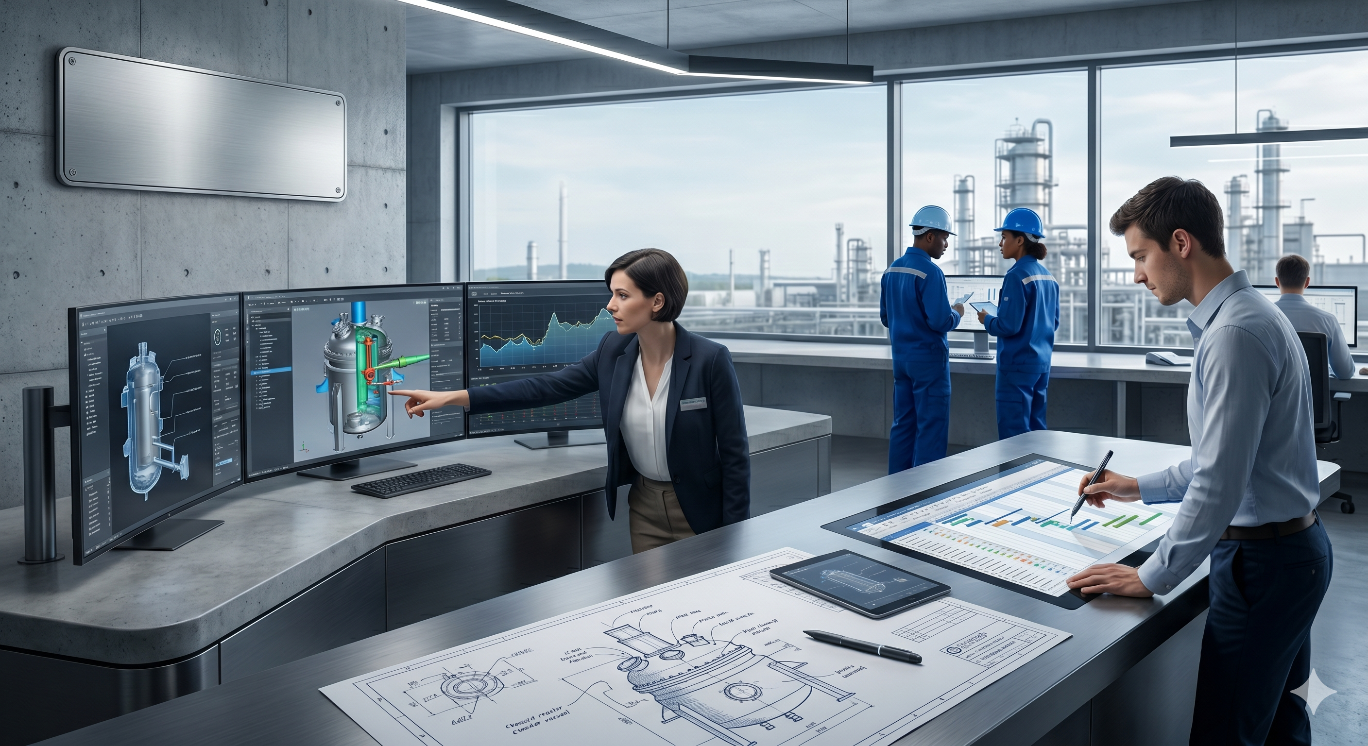 Design and document management digital engineering visual